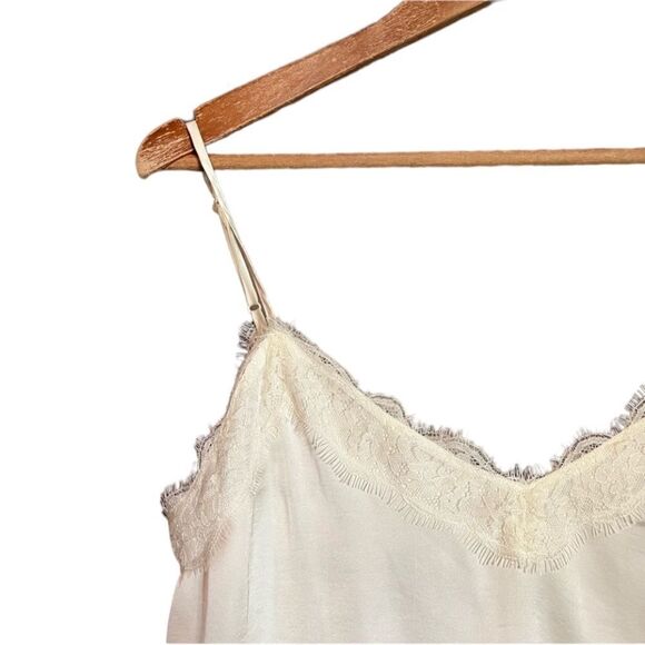 NWT! BP ivory lace trim tank with adjustable straps - Picture 2 of 14